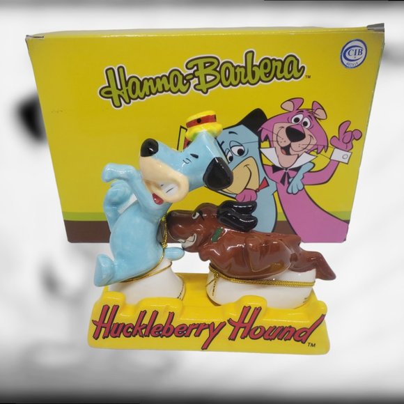 Huckleberry Hound & Deputy Dog Salt'n Pepper Set - Hanna-Barbera - Magnetic - Picture 8 of 10